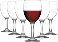 LAV Empire Wine 340ml Vörösboros üveg pohár szett 6 darabos