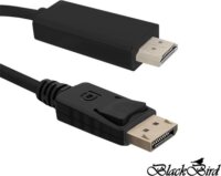 BlackBird BH1257 Displayport 1.2 - Displayport 1.2 Kábel 2m - Fekete