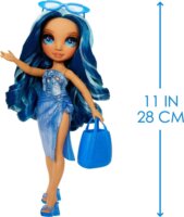 Rainbow High Swim & Style Skyler baba kék ruhában