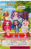 Rainbow High Littles Amethyst Lila hajú baba Pink kiegészítőkkel