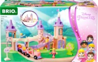 BRIO 33312 Disney hercegnők álomkastély Fa vasúti készlet - Rózsaszín