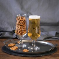 LAV Nevakar Beer 385ml Sörös üveg pohár szett 6 darabos