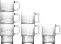 LAV Helen Mug 270ml Forró italos üveg bögre szett 6 darabos