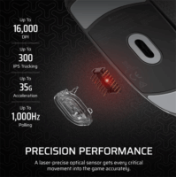 Corsair M55 Lightweight Vezetékes Gaming Egér - Fekete