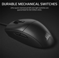 Corsair M55 Lightweight Vezetékes Gaming Egér - Fekete