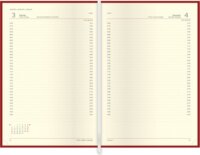 Kalendart Image B5 2025 Napi beosztású határidőnapló - Piros