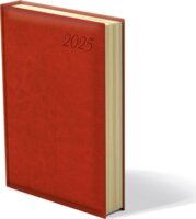 Kalendart Image B5 2025 Napi beosztású határidőnapló - Piros