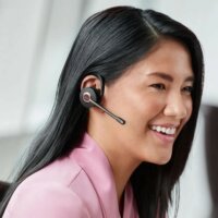 Jabra Engage 45 SE Convertible Wireless DECT USB-C Call Center Mono Headset - Fekete