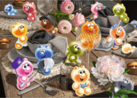 Ravensburger Gelinik terített asztalon 1000 darabos puzzle
