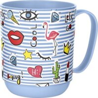 Iris Funny Műanyag gyerek Bögre 400ml - Többfajta mintás