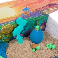 Spin Master 6069781 Kinetic Sand - Formázható kinetikus homok teknős formákkal