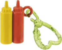 Mattel GHV69 Barbie Chelsea Club - Szőke baba hamburger jelmezben kiskutyával