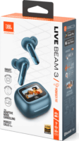JBL Live Beam 3 Bluetooth Fülhallgató Headset - Kék