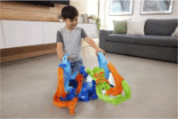 Mattel HXR70 Hot Wheels Dupla-Dupla hurokpálya Motorizált kilövővel