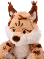 Nici Green Lyka a hiúz ülő plüssfigura - 25 cm