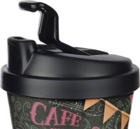 Iris Motto 400ml Termo utazó pohár zárható tetővel - Mintás