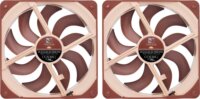 Noctua NF-A14x25 G2 PWM Sx2-PP 140mm Rendszerhűtő ventilátor 2db - Barna