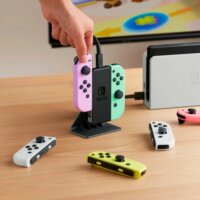 Nintendo Switch Joy-Con töltőállomás 2 kontrollerhez - Fekete