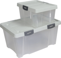 Flair Uni-box 600 Műanyag Tárolódoboz 45L - Világosszürke