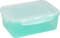 Flair Click&Fresh Műanyag ételtároló készlet 2,1L/1,1L (2 db) - Smaragdzöld