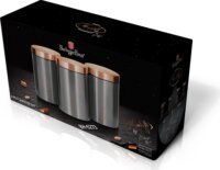 Berlinger Haus BH/6273 Fém ételtároló 3 darabos készlet 1,7L - Szürke