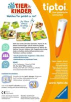 Ravensburger Az összes Állatkölyköm 2 x 9 darabos tiptoi Oktató Puzzle