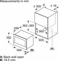 Siemens BE732R1B1 IQ700 beépíthető Mikrohullámű sütő 21L 900W - Fekete