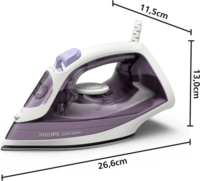 Philips 2000 DST2020/30 Gőzölős vasaló 2000W - Fehér/Lila