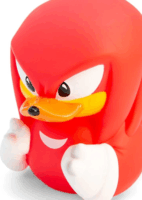 Numskull Tubbz Boxed Sonic - Knuckles gumikacsa figura - Piros
