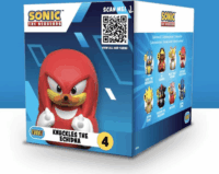 Numskull Tubbz Boxed Sonic - Knuckles gumikacsa figura - Piros