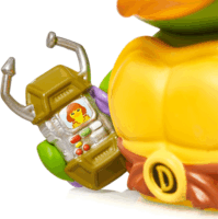 Numskull Tubbz Boxed Tini Mutáns Ninja Teknőcök - Donatello gumikacsa figura