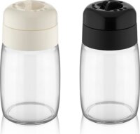 Iris C-00201 Star Üveg Fűszerszóró szett 2x200ml - Fekete / Elefántcsont