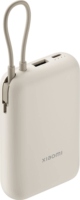 Xiaomi BHR9072GL Powerbank integrált kábellel USB-A + Type-C 10000mAh 22,5W - Bézs