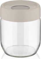 Iris C-00114 Ring Üveg ételtároló edény 0,42L - Fekete / Elefántcsont / Szürke