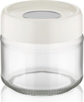 Iris C-00113 Ring Üveg ételtároló edény 0,3L - Fekete / elefántcsont / szürke