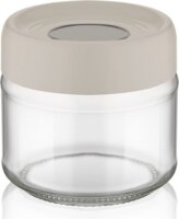 Iris C-00113 Ring Üveg ételtároló edény 0,3L - Fekete / elefántcsont / szürke