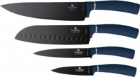 Berlinger Haus BH/2890 Rozsdamentes acél késkészlet 4 darabos - Fekete