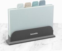 Bewello BW1027 Műanyag konyhai 4 darabos vágódeszka készlet 30 x 20 cm