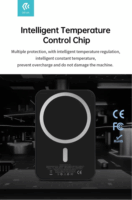 Devia ST362606 Kintone Series V2 Powerbank Lightning + Type-C + MagSafe / 5000mAh 20W - Fehér