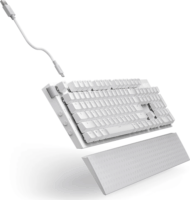 NZXT Function 2 (Optical Switch) Vezetékes Gaming Billentyűzet ENG - Fehér