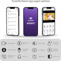 TrueLife NannyCam S3 Smart Wireless Digitális Babamonitor Bébiőr