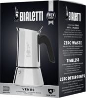 Bialetti Venus 4 személyes kotyogós kávéfőző - Inox