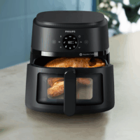 Philips 2000 XL NA230/00 AirFryer Okos Forrólevegős sütő 6,2L 1700 Watt - Fekete