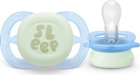 Philips SCF075/08 Avent Ultra Sart éjszakai cumi 2 darabos készlet - Zöld / Kék