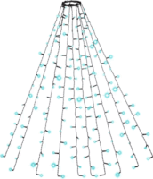 Family Decor 58931 Kültéri Beltéri LED Karácsonyfa fényfüzér - Hideg fehér