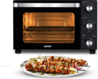 MPM MPE-14 kompakt Elektromos mini sütő 22L 1300 Watt - Fekete