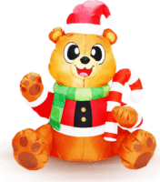 Family Decor 58067J Felfújható Maci Karácsonyi dekoráció 150cm