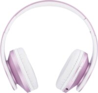 PowerLocus P2 Gyerek Bluetooth Fejhallgató Headset - Rózsaszín/Fehér