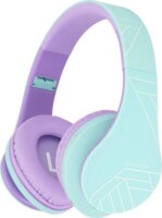 PowerLocus P2 Gyerek Bluetooth Fejhallgató Headset - Kék/Lila