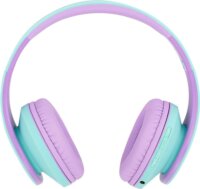 PowerLocus P2 Gyerek Bluetooth Fejhallgató Headset - Kék/Lila